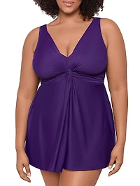 Plus Solid Marias One-Piece Swimsuit