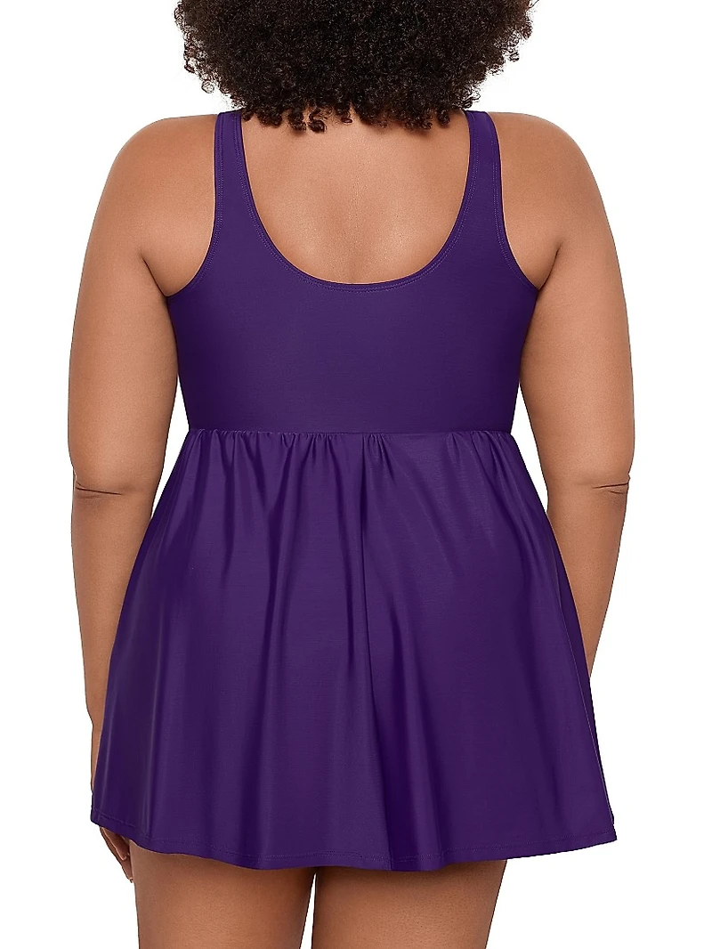 Plus Solid Marias One-Piece Swimsuit