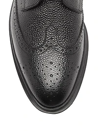 Classic Leather Wingtip Boots