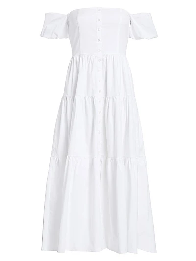 Elio Puff-Sleeve Prairie Dress