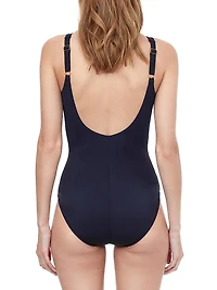 Ruched One-Piece Swimsuit
