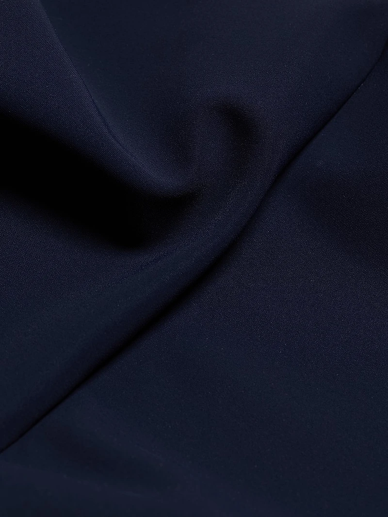 Melania Off-The-Shoulder Side Ruched Cut Out Sheath Dress