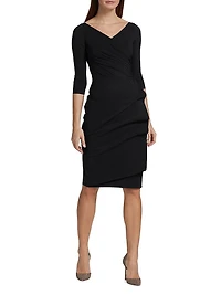 Florien Ruched Sheath Dress