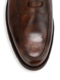 Lopez Chunky Leather Penny Loafers