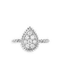Serpent Bohème 18K Gold & 0.32 TCW Diamond Small Ring