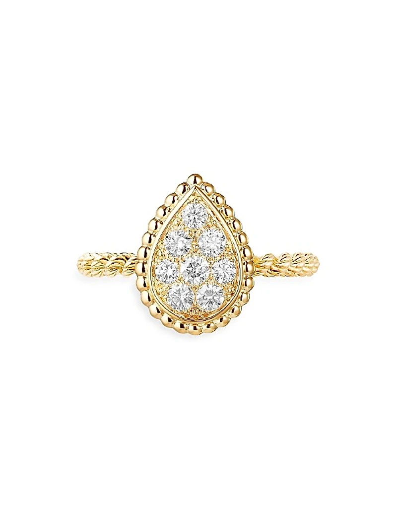 Serpent Bohème 18K Yellow Gold & 0.32 TCW Diamond Small Ring