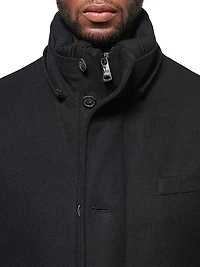 City Active Wool-Blend Down Parka