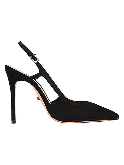 Boris 75MM Suede Slingback Pumps