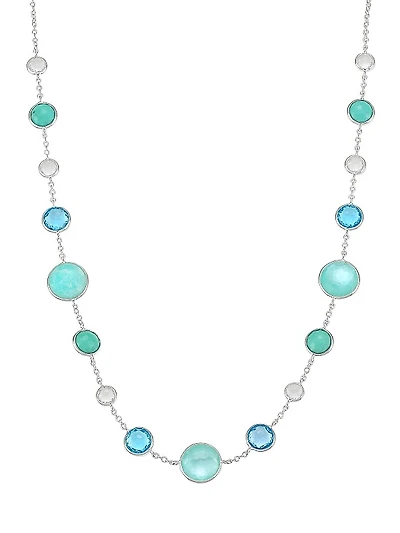 Lollipop Lollitini Sterling Silver & Multi-Stone Necklace