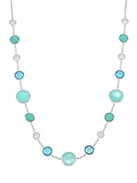 Lollipop Lollitini Sterling Silver & Multi-Stone Necklace