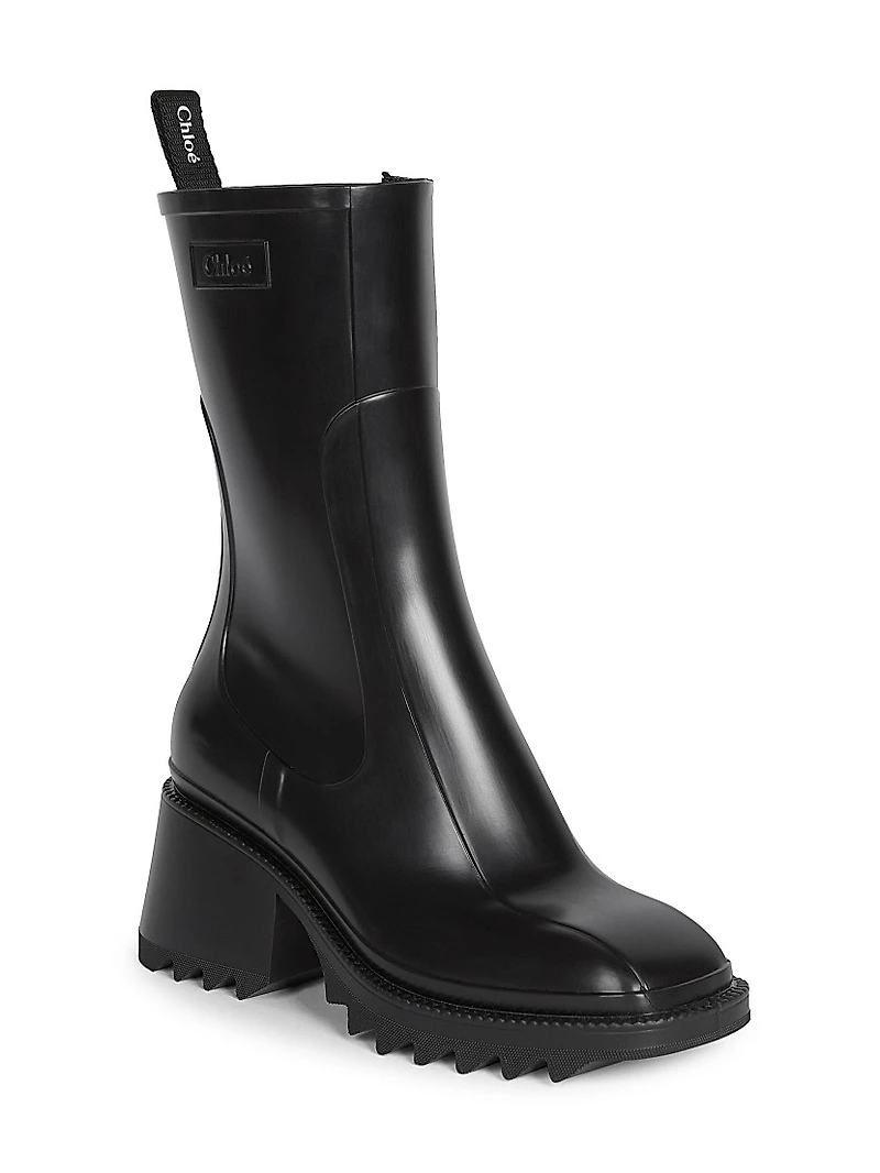 Betty PVC Lug Sole Rain Boots