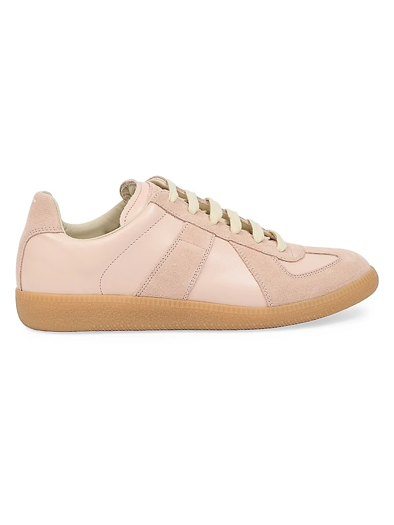 Replica Leather & Suede Sneakers