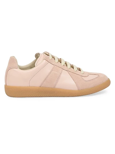 Replica Leather & Suede Sneakers