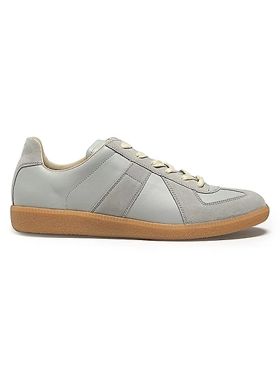 Replica Leather & Suede Sneakers