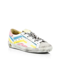 Baby's, Little Kid's & Kid's Superstar Multicolor Stripe Leather Sneakers