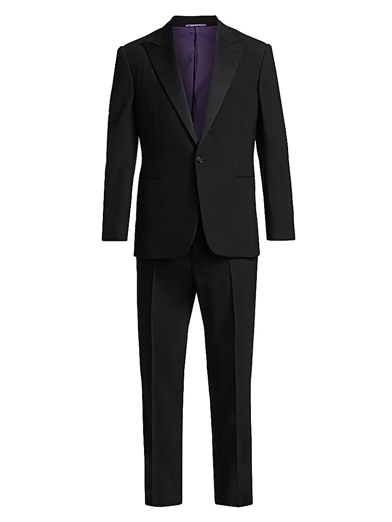 Gregory Wool Barathea Peak Tuxedo