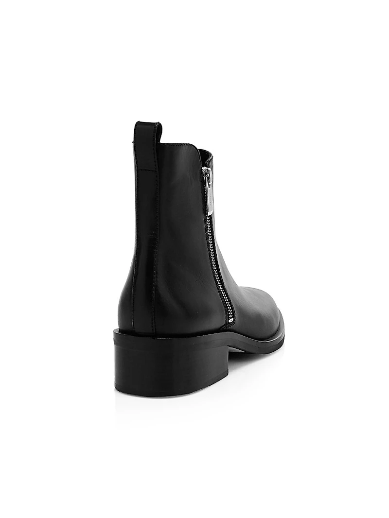 Alexa Leather Ankle Boots