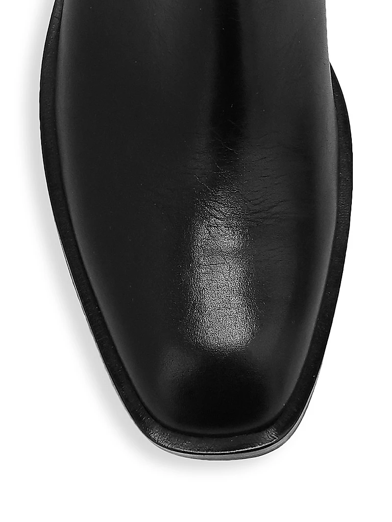Alexa Leather Ankle Boots