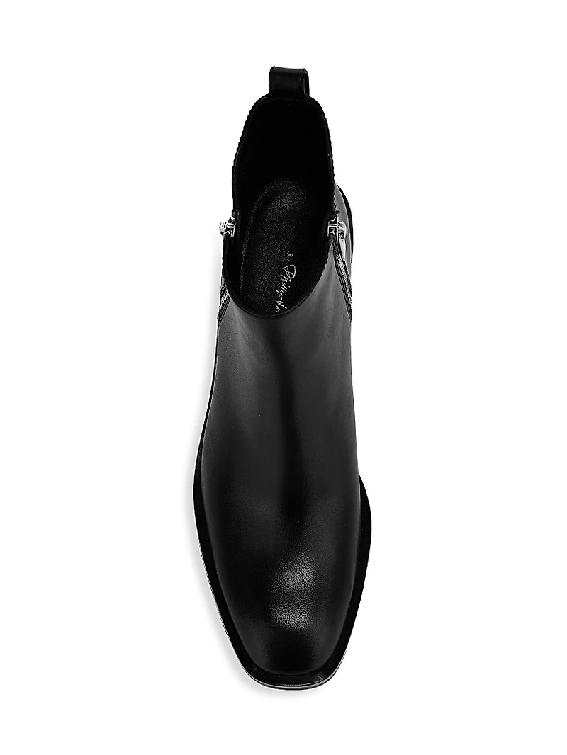 Alexa Leather Ankle Boots