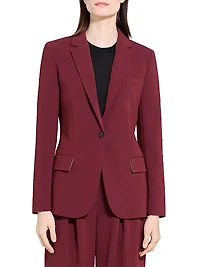 Staple Classic Crepe Single-Button Blazer
