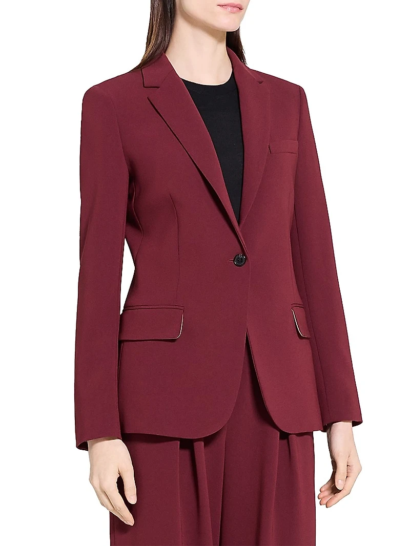 Staple Classic Crepe Single-Button Blazer