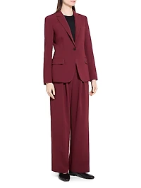 Staple Classic Crepe Single-Button Blazer