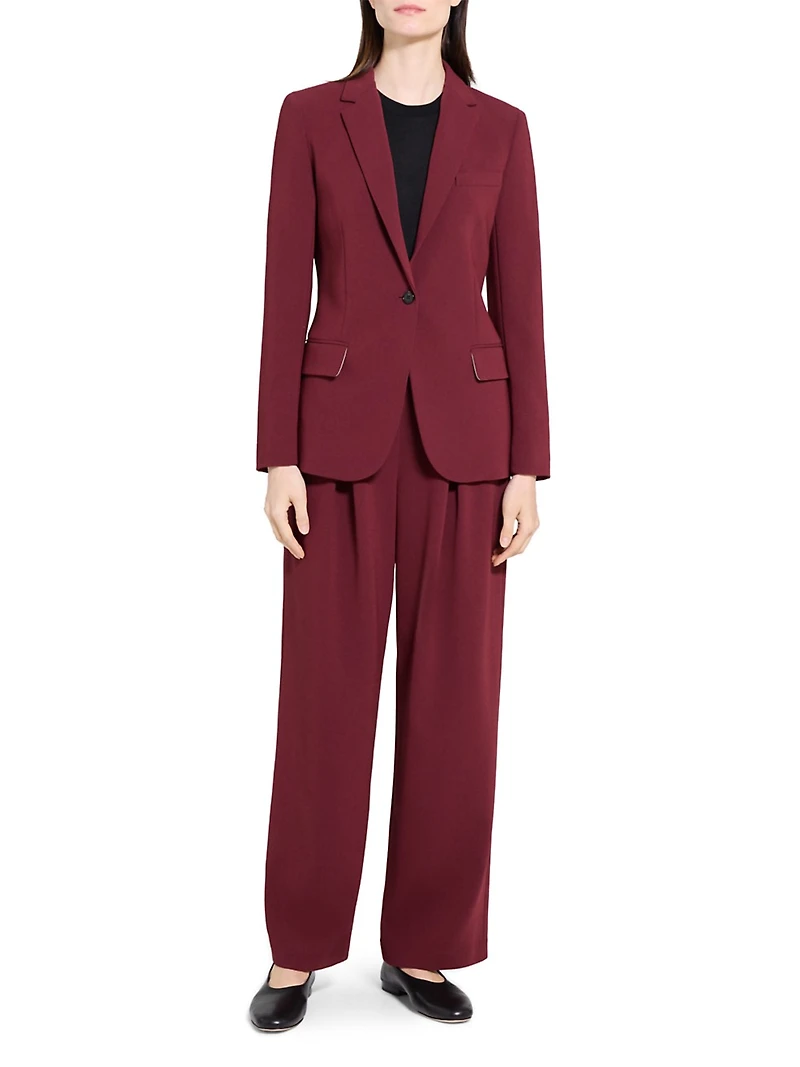Staple Classic Crepe Single-Button Blazer