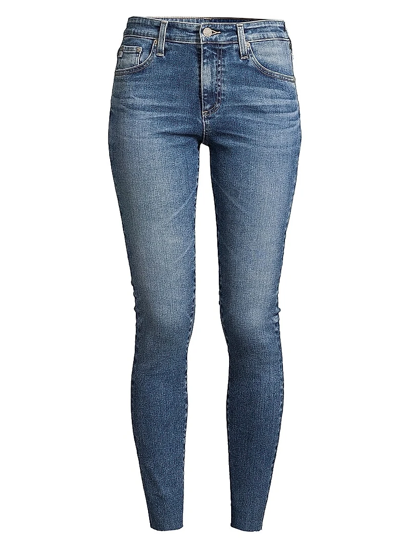 Farrah High-Rise Stretch Skinny Ankle Jeans