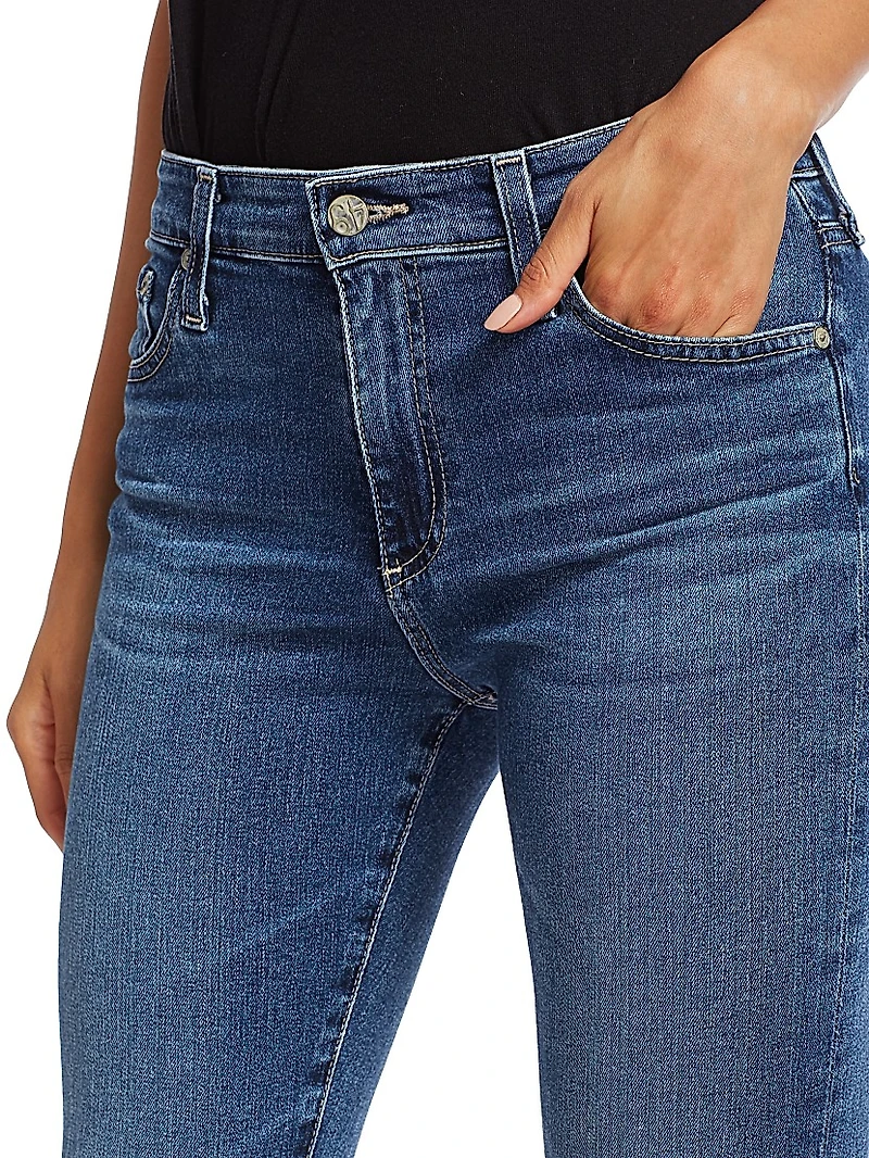 Farrah High-Rise Stretch Skinny Ankle Jeans