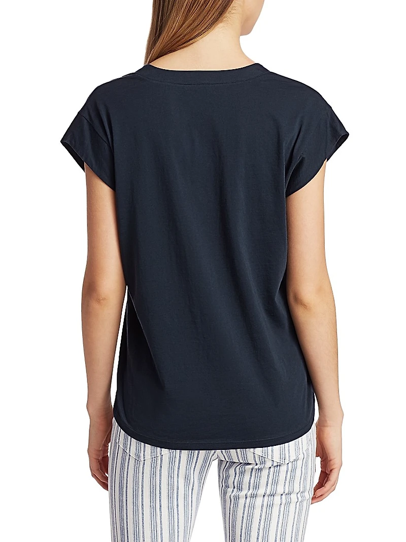 Le Mid Rise V-Neck Tee