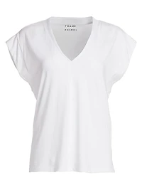 Le Mid Rise V-Neck Tee