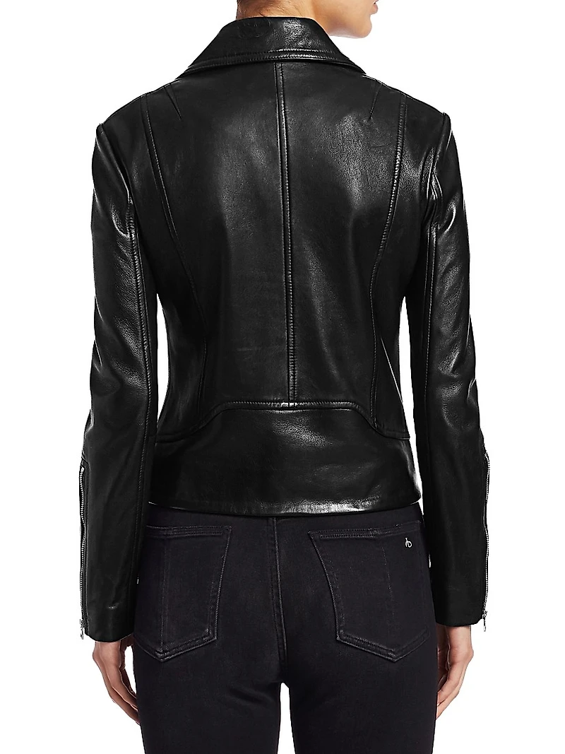 Mack Leather Moto Jacket