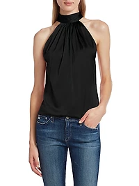 Lori Silk Halter Top