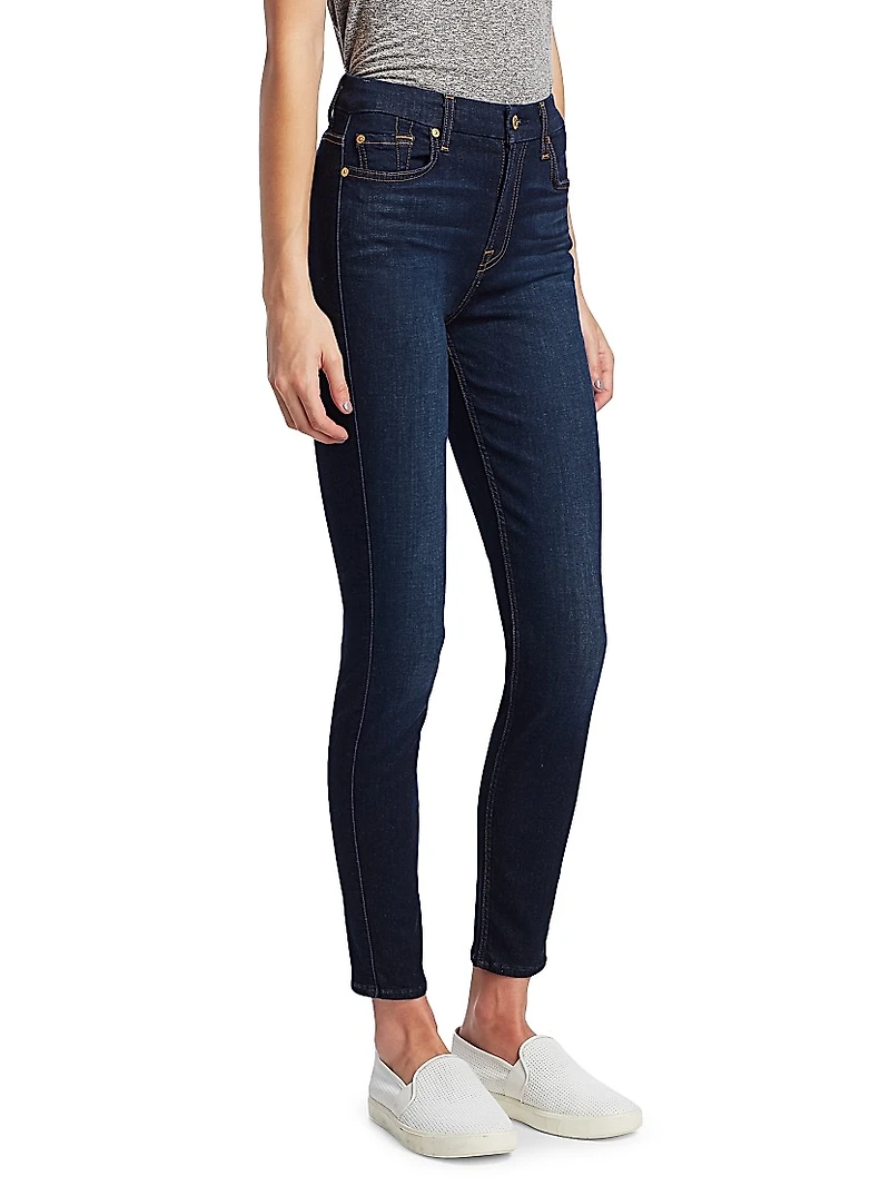 The High-Rise Ankle Skinny Jeans