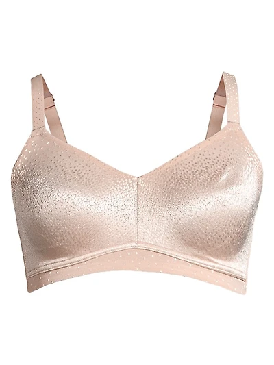 Back Appeal Wirefree Jacquard Lace Bra