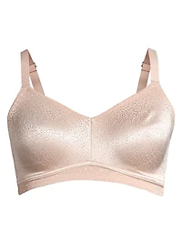 Back Appeal Wirefree Jacquard Lace Bra