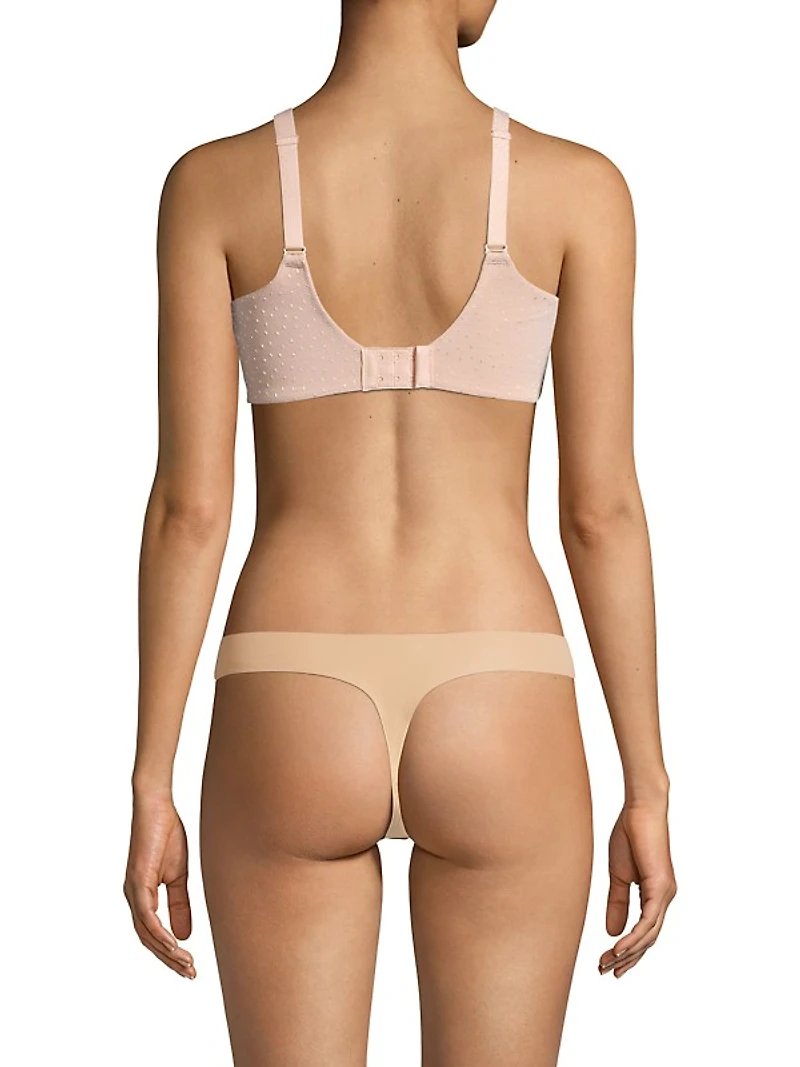 Back Appeal Wirefree Jacquard Lace Bra