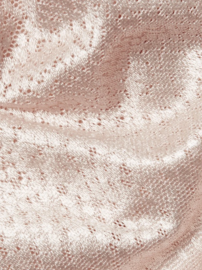 Back Appeal Wirefree Jacquard Lace Bra