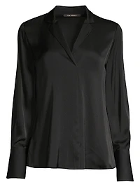 Rebekah Stretch-Silk Blouse