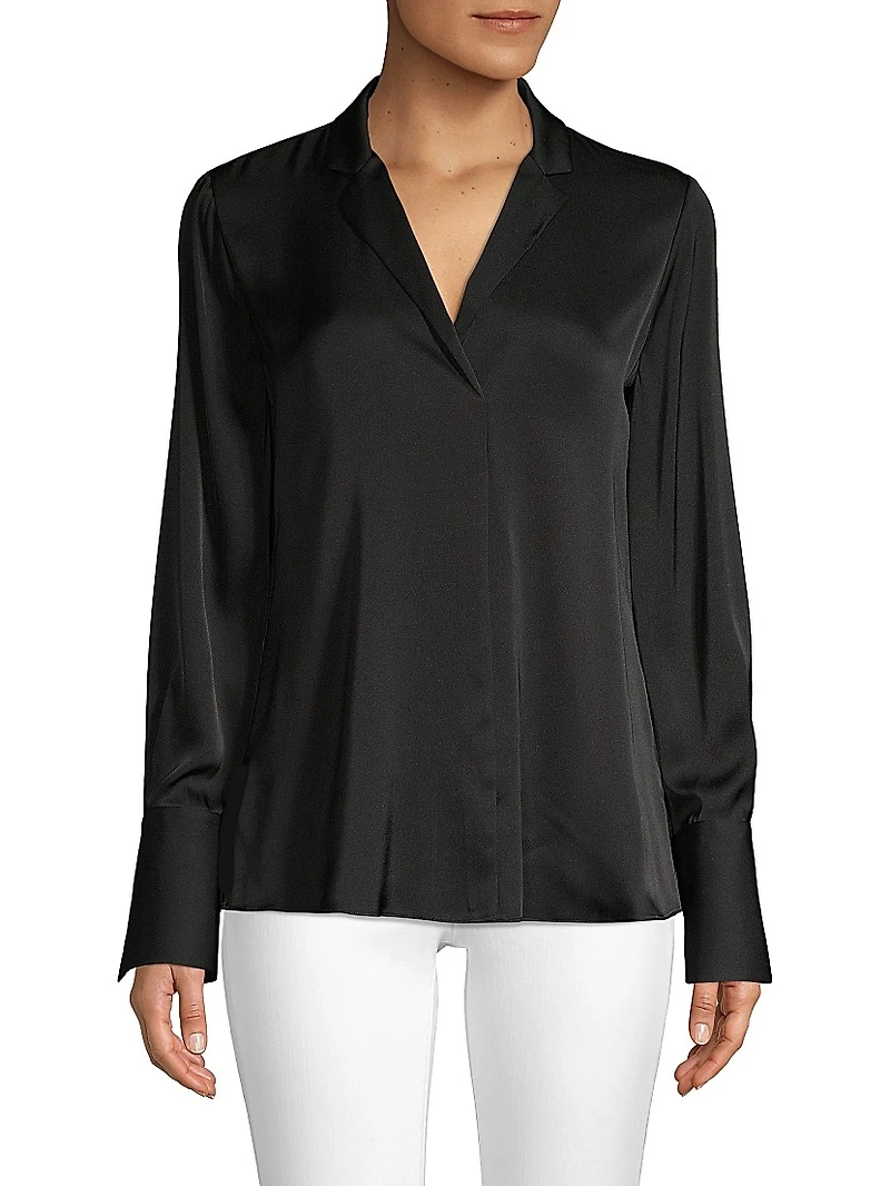 Rebekah Stretch-Silk Blouse
