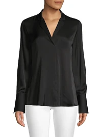Rebekah Stretch-Silk Blouse