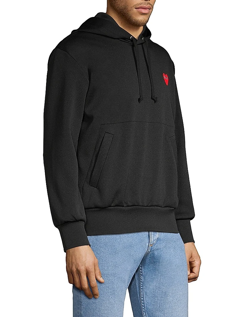 Embroidered Heart Hoodie