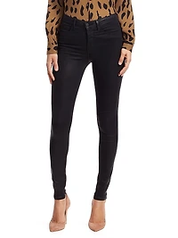 Marguerite High-Rise Skinny Coated Jeans