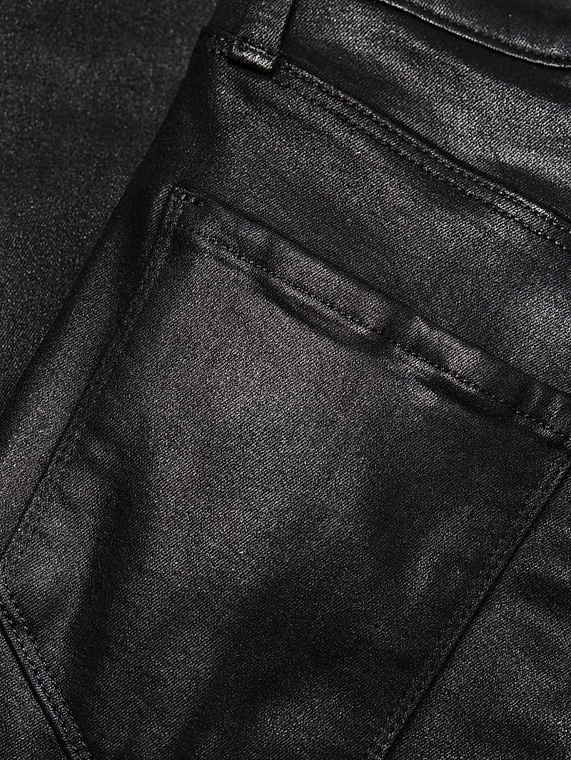 Marguerite High-Rise Skinny Coated Jeans