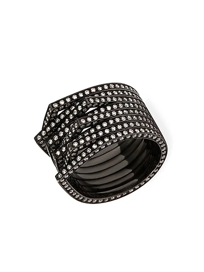 Antifer 18K Black Gold & 4.16 TCW Diamond Ring