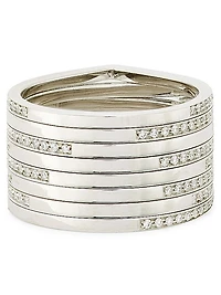 Antifer 18K-White-Gold & 0.47 TCW Diamond Ring