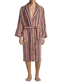 Multi-Stripe Robe