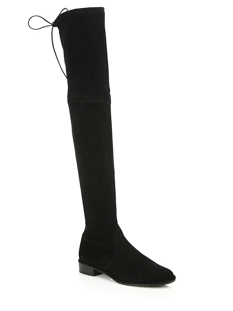Lowland Suede Thigh-High Boots