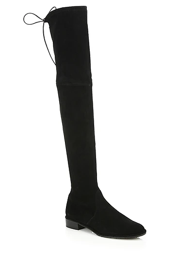Lowland Suede Thigh-High Boots