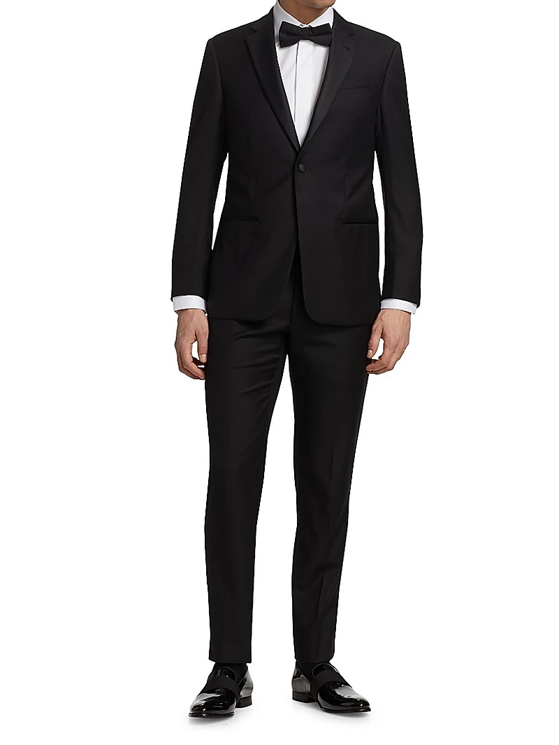 One-Button Regular-Fit Wool Tuxedo